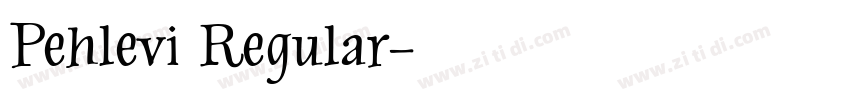 Pehlevi Regular字体转换